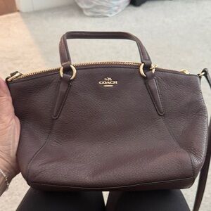 Coach Dark Brown Leather Satchel
